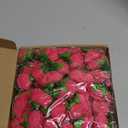50-Pack Artificial Roses Heads, 1.2 Inch Small Silk Faux Rose Head for Wedding/Bouquet/Party Decorations, Fake Bloom Flower Heads Buds [Rose Red]