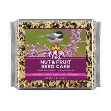 AUDUBON PARK Nut & Fruit Seed Cake Wild Bird Food, 1.5 lbs.
