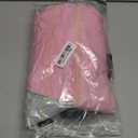 IECOii Dog Coat for Large Dogs, Reflective & Adjustable Turtleneck Jacket with Buckle, Thermal Fleece Lined Dog Snowsuit for Cold Weather - Soft Dogs Winter Coat Windproof Warm Vest, Pink, L