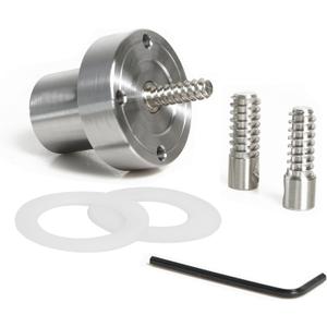 2" Steel Wood Lathe Faceplate with Screwchuck and Two Nylon washers, Fit for 1" x 8TPI Spindle Woodturing Lathe.