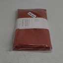 maxmill Square Tablecloth Swirl Design Water Resistance Antiwrinkle Soft Halloween Decorative Fabric Table Cloth for Fall Harvest Thanksgiving Parties Event Holiday Dinner, Square 60 x 60 Inch Rust