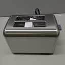 bella Stainless Steel 2 Slice Toaster with Extra Wide Slots & Removable Crumb Tray, 6 Browning Options, Auto Shut Off & Reheat Function, Toast Bread, Bagel & Waffle