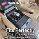 Armrest Organizer for 2023-2026 Range Rover & Range Rover Sport (WITHOUT Refrigerator (2023, 2024, 2025, 2026)), Made in USA, Interior Accessory Range Rover Organizer, Range Rover Accessory