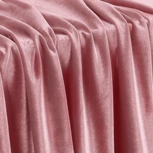 KKJIAF Dusty Rose Stretch Velvet Fabric 60 Inch Wide, 5 Yard Soft Stretchy Fabric for Sewing Clothes, Apparel, Costume, Crafts - 90% Polyester 10% Spandex