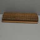 LazBlinds No Tools No Drill Cordless Bamboo Roman Shades, Light Filtering Window Treatment, Roll Up Bamboo Blinds for Windows 21'' W x 64'' H, Eastfield Teak