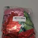 2 Pcs Red Rose Balloons, 31 Inch Realistic 3D Rose Flower Balloons Red Pink Heart Ballons for Valentines Day, Wedding, Anniversary, Birthday Party Supplies Decorations