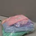 Tatuo Pastel Rainbow Backdrop Curtains Sheer Curtain Tulle Panels for Kid Baby Shower Unicorn Birthday Party Window Classroom Decorations 6 Panels(354 inch/ 30 feet in Total Width,Bright Color)