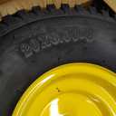 20 X 8.00-8 20Psi max nylon tubeless tires and yellow wheels 2 count