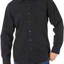 Amazon Essentials Mens Regular-Fit Long-Sleeve Casual Poplin Shirt, Large