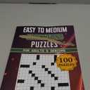 Easy to Medium Crossword Puzzle Book For Adults and Seniors - 100 Puzzles: Easy on the Eyes and Mind-Stimulating Challenges for Mental Relaxation and Eye Comfort
