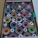 New brothread 80 Spools Polyester Embroidery Machine Thread Kit 500M (550Y) Each Spool - Colors Compatible with Janome and Robison-Anton Colors