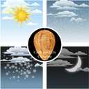 DECYOOL 4 Pack Wasp Nest Decoy Hanging Wasp for Wasps Hornets Yellow Jackets Outdoor Waterproof Material (Orange)