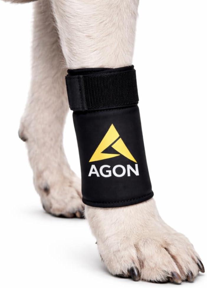 Agon Dog Canine Front Leg Brace Paw Compression Wraps with Protects Wounds Brace Heals and Prevents Injuries and Sprains Helps with Loss of Stability Caused by Arthritis (Small/Medium)