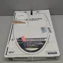 KOHLER 20111-96 Brevia, Slow Close Toilet Seat, Round Toilet Seat, Grip-Tight Bumpers Quick-Attach Hardware, Biscuit
