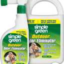 Simple Green Outdoor Odor Eliminator for Pets, Dogs, Ideal for Artificial Grass & Patio (32 oz Hose End Sprayer & 1 Gallon Refill)