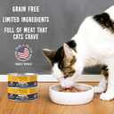 Hound & Gatos Chicken Wet Cat Food, Single Protein, 98% Real Meat, High Protein Cat Food, Grain Free, Limited Ingredient, 5.5 oz Cans (Pack of 24) (EXP 02/28/29)