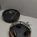 Flush Mount Ceiling Light Fixture, Vintage Metal Black Hallway Light Fixtures Ceiling, Light Fixtures Ceiling Mount for Farmhouse, Kitchen, Hall, Brown(2 Pack (Retro Metal Black, 13 inch)