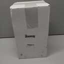 Set of 2 Christmas Lighted Decorative Glass Ball 5.9'' 4.7'' Red Poinsettia Flower Crackle LED Lights for Tabletop Decoration Globe Lamp Battery Operated for Holiday Indoor Party Table Gift