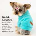 4 Pack Fleece Dog Sweater Clothes for Small Dogs Girls Boys Pullover Turtleneck Dog Sweatshirt Coat Winter Soft and Warm Pet Puppy Sweater Clothes for Cold Weather Spring Autumn Christmas, Size S