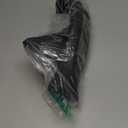 Leather Steering Wheel Cover for Jeep Wrangler Grand Cherokee Compass, 14.5-15 inches Car Steering Wheel Cover with Non-Slip Breathable (Black)