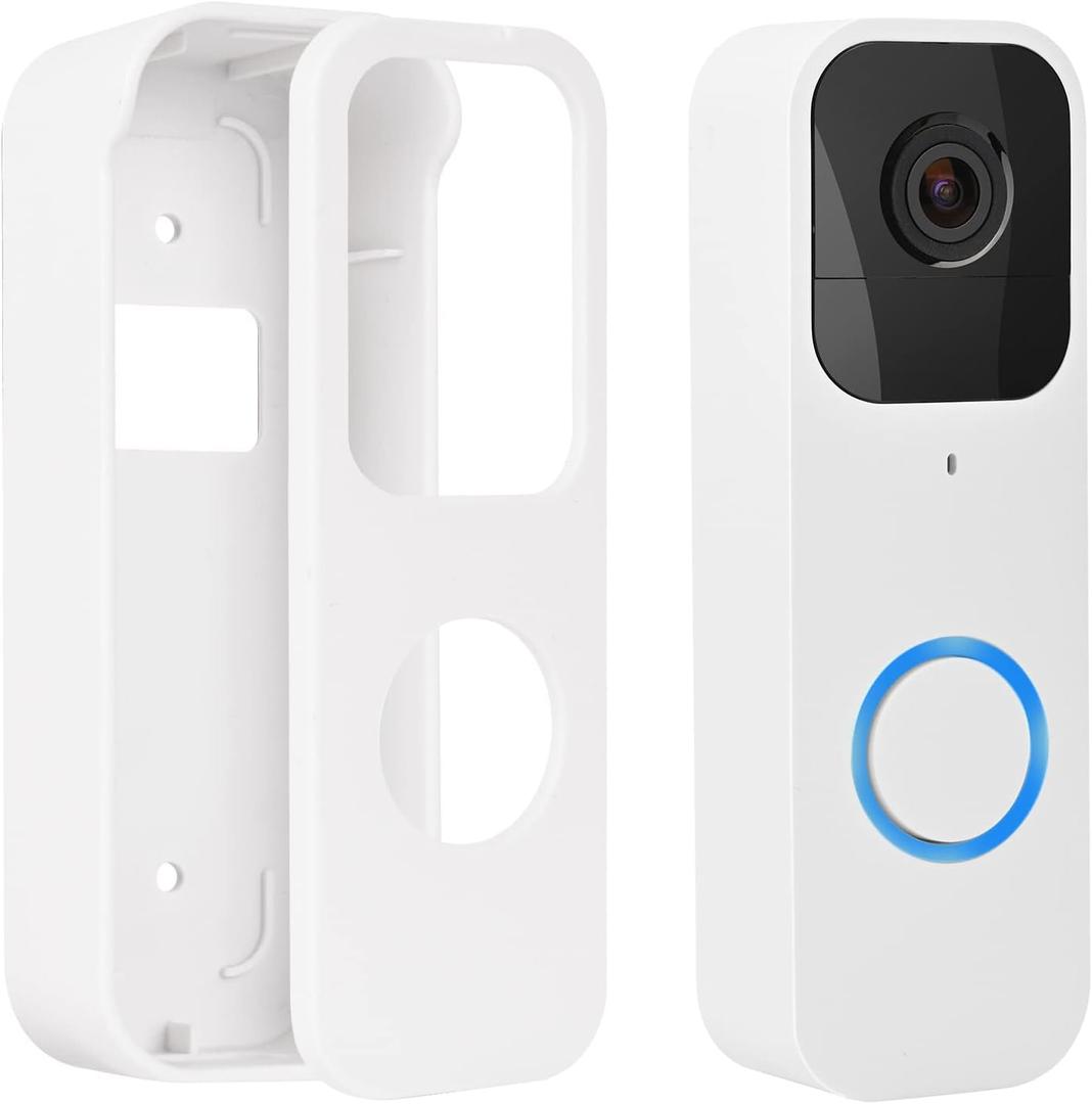 Adhesive Door Mount Compatible with Blink Video Doorbell (2021-1st Gen), No-Drill Mounting Bracket, Not for Blink Video Doorbell (2025-2nd Gen), Accessories for Your Security System - White