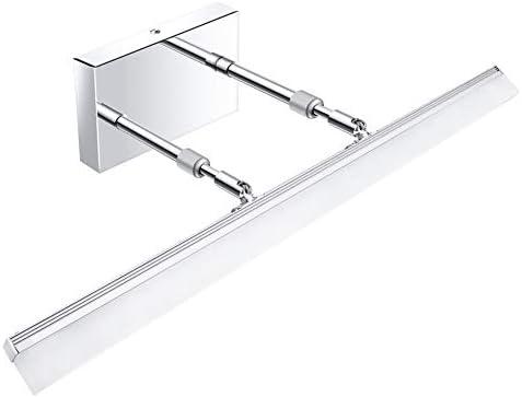 Aipsun 24 inch Modern LED Vanity Lights Adjustable Bathroom Vanity Light Fixtures Chrome Bathroom Light Fixture Over Mirror 5500K