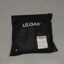 Liloak Womens Athletic Shorts with Mesh Waist 2 in 1 Running Activewear Mid Rise Gym Shorts Pack (Large, 3*white)