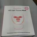Red Light Therapy for Face and Neck, Red Light Therapy Mask Portable Led Face Mask Cordless, Eye-Protection for True Anti-Wrinkles Skincare at Home