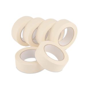 Lichamp Masking Tape Wide 1.5 Inches, General Purpose Masking Tape Bulk Pack, 6 Rolls x 1.5 Inches x 55 Yards (330 Total Yards)