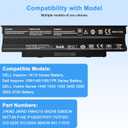 J1KND Laptop Battery 11.1v 48wh Replacement for Dell Inspiron N7110 N7010 N5110 N5010 N5030 N5040 N5050 3520 N4010 N4050 N4110 M5010 3420 M5030 M5040 M5110 Vostro 3550 3450 1440 3750