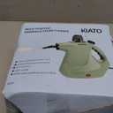 Kiato Handheld Steam Cleaner, 10 in 1 Handheld Steamer for Cleaning, Upholstery Steam Cleaner for Surface Cleaning Home, Sofa, Car, Office (Light Green)