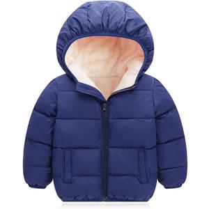 BFUSTYLE Toddler Winter Coats Hooded Infants Fleece Jacket Thickened Jacket for Baby Girls Boys 1-5T