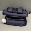 Pawtners Cat Backpack Carrier with Play Tunnel, Expandable Dog Backpack with Breathable Mesh, Pet Carrier Backpack for Small Cats Dogs Up to 18 Lbs, Dog Carrier for Travel Hiking Camping Outdoor Blue (15.7"L x 12.6"W x 15.0"H)