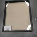 12x16 Large Shadow Box Picture Frame Display Case with Soft Linen Back, Black Wooden Memory Shadow Box Frame with Tempered Glass Cover for Wall Display