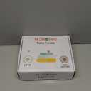 Muslin Hooded Baby Towels, 3 Pack Cotton Baby Bath Towels with Hood for Newborn, Babies, Infant, Toddler, Soft and Absorbent Baby Shower Towel Newborn Essential (35 X 35 Inch) (Green + Grey + Apricot)