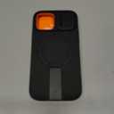 SURITCH for iPhone 12/12 Pro Case with Magnetic Camera Slide Cover and Adjustable Kickstand, Compatible with MagSafe, Shockproof Bumper Case Slim Protective Cover for iPhone 12/12 Pro 6.1 Inch, Black