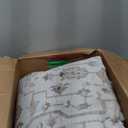 6x9 Washable Area Rug for Living Room, Vintage Neutral Large Boho Rugs for Office, Dining Room, Kids Room, Farmhouse, Durable Low Pile Non Slip Carpet for High Traffic Areas, Cream