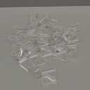 48 Pieces Transparent Clear Tablecloth Clips, Plastic Table Cloth ClipsWindproof Table Cover Holder ClampsTable Cloth Holder for Christmas Home Wedding Party Indoor Outdoor Camping Picnic (Small)