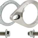 2.5 Inch 2-Bolt Exhaust Flange Connection Kit, 63mm Flange and Gasket for Exhaust Turbo Downpipe Catback Headers Stainless Steel