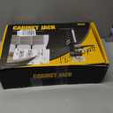 YELLOW JACKET Cabinet Jacks 2 Pack for Installing Cabinets, Labor Saving Arm Jack with 360 LBS,0 to 23.4 inches, 3rd Hand Support System, Drywall Lift, Hand Lifting Jack Tool