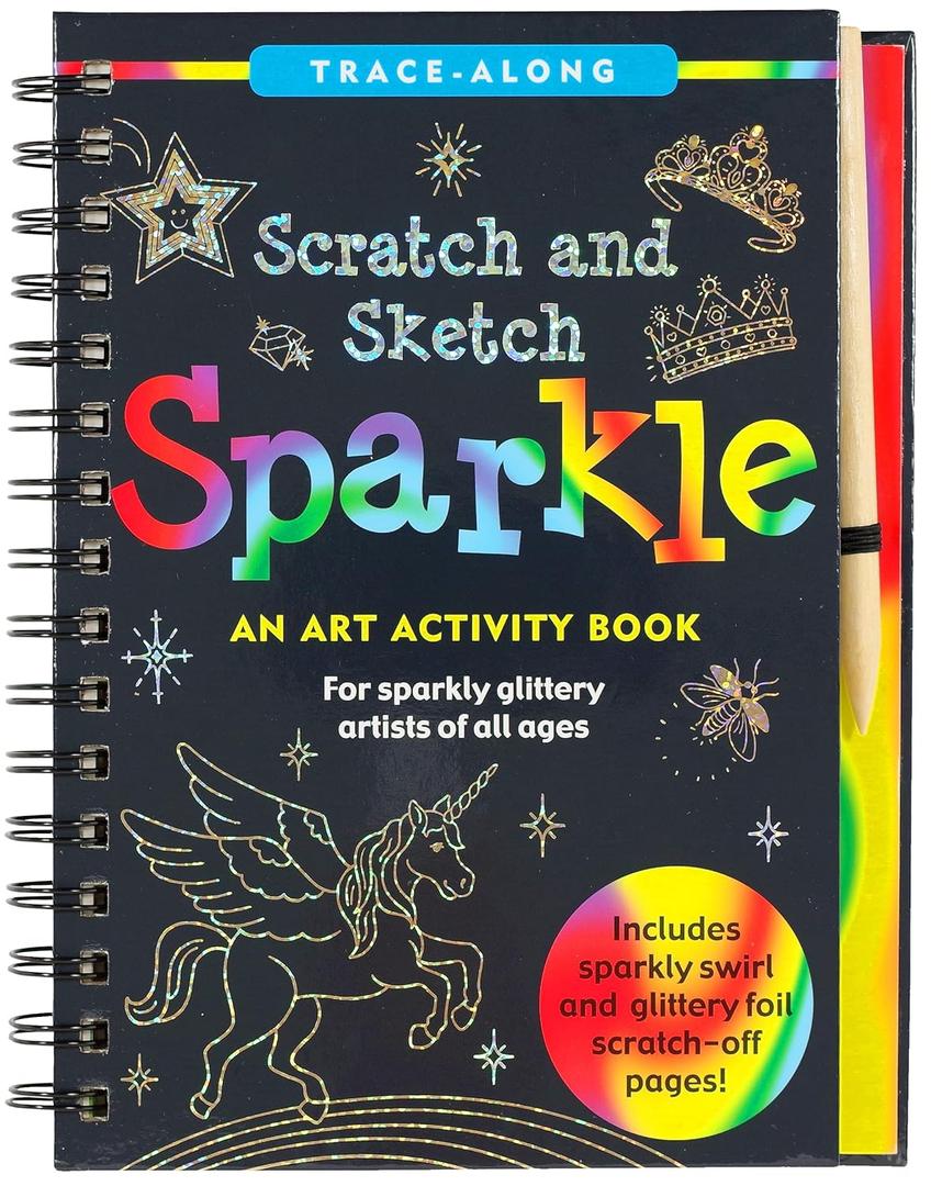 Scratch and Sketch Sparkle (Trace-Along)