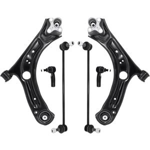 Front Control Arm Suspension Kit Ball Joint Sway Bar Stabilizer Link Tie Rod Compatible with 2012-2019 Volkswagen Beetle, 2012-2021 Passat