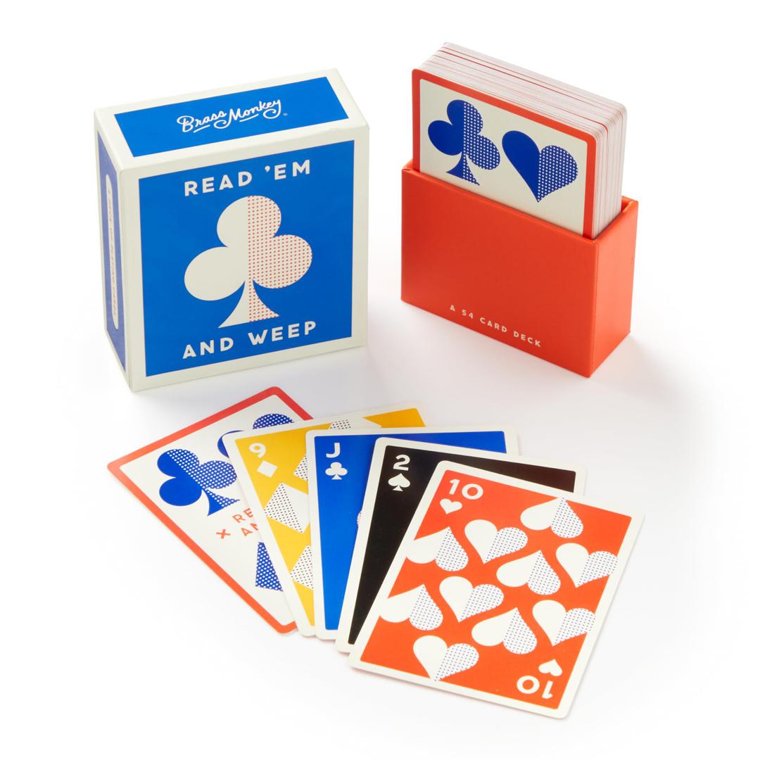Brass Monkey Read Em and Weep - Beautiful Vintage Inspired Playing Card Set