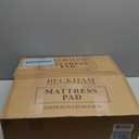 Beckham Hotel Collection Queen Size Mattress Pad (Extra Padded) & Protector Hybrid - Quilted Pillow Top Mattress Cover - Thick, Plush, Fitted Mattress Topper for Bed