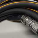 Giraffe Tools Garden Hose 25ft x 5/8", Custom Length, Heavy Duty, No Kink, Flexible, Rubber Garden Hose, Leakproof Water Hose with Male to Female Fittings, 600 Burst PSI