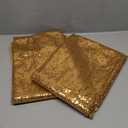 Gold Sequin Backdrop Curtain Panels Stage 2 Pieces 2FTx8FT Sheer Gold Curtains Backdrop Photo Backdrop Curtains for Wedding Birthday Party Background Drapes Christmas Decorations