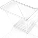 Upgraded 240337103 Refrigerator Crisper Drawer Replacement Compatible with Frigidaire Kenmore Refrigerator, Frigidaire Drawer Replacement for 240337102 240337105 240337107 240337108 240337109 (Clear)