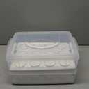 Snapware (2-Layer, 24 Eggs) Plastic Detachable Deviled Egg Carrier Storage Container With Lid and Handle, Freezer Dishwasher Microwave Safe (Medium)