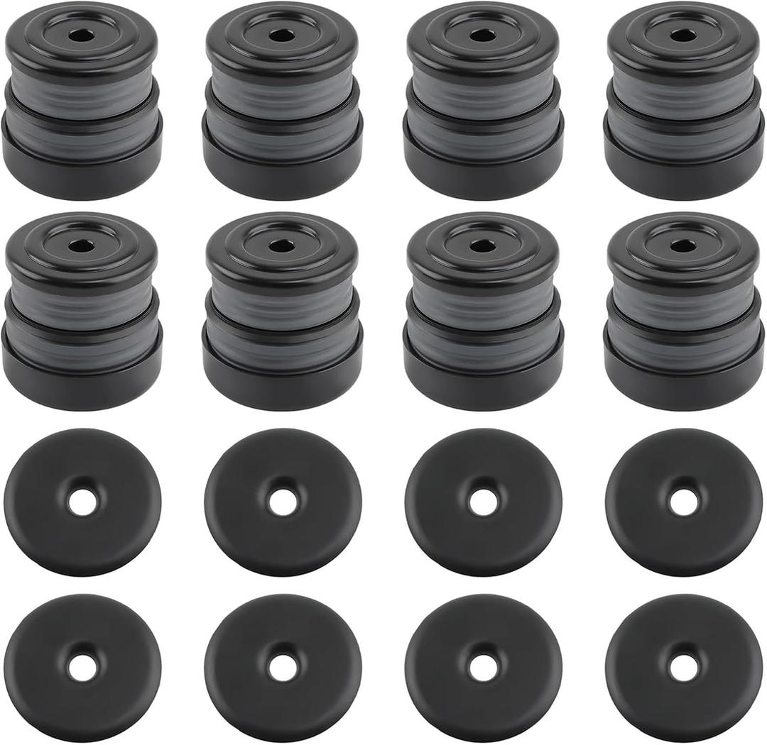 8PCS Silicone Body Mount Kit Compatible with 2008-2016 Super Duty F-250 F-350 Super Duty Crew Cab, Silicone Body Mount Bushings Kit Improve Bumpy Ride Truck Accessories