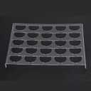 Coffee Capsule Holders, Plastic Coffee Capsule Storage Tray (32x25cm) Compatible for 25 Pods Capacity
